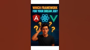 The Best JavaScript Framework for Your Dream Job – AngularJS, React, or Vue? 🔥 #shorts #framework
