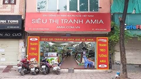 Khám phá Siêu thị tranh treo tường đẹp giá rẻ AmiA tại Hà Nội