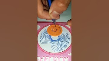 how many rotation did the pen make in total ? #spirograph #satisfying #shorts