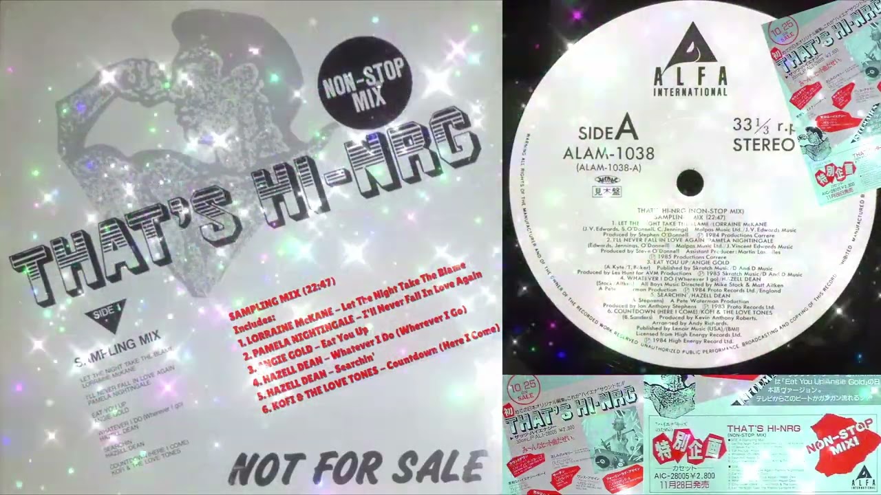 That's Hi-NRG ✨ (Non-Stop Mix) Sampling Mix 1983-1984-1985 LP