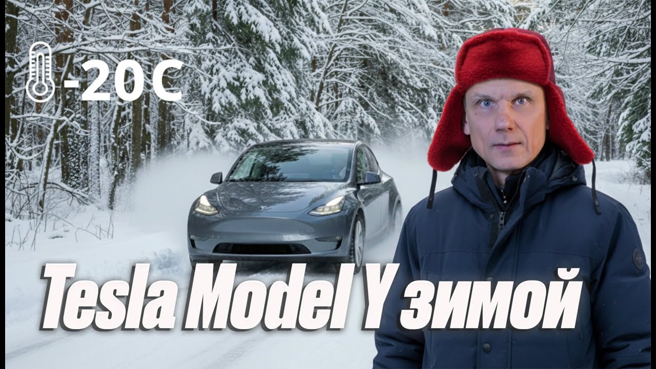 Tesla Model Y || ЧТО С НЕЙ В −20?! 😳 Будни тесловода в России