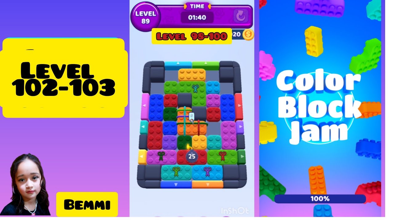Block 102 Color block jam level 102 - YouTube