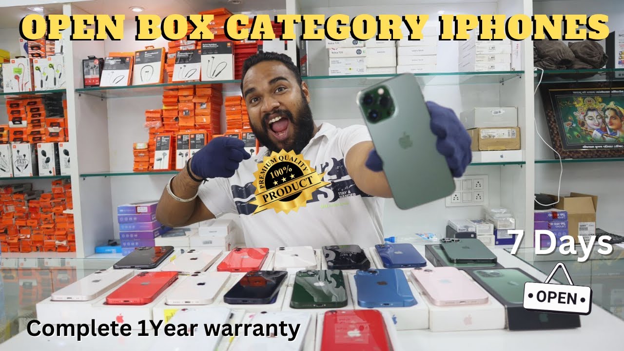 Open Box iPhone at Very low Price and Unused iPhones with complete