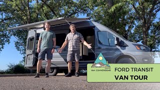 Touring Michael&#39;s Custom Conversion Writing Oasis: Ford Transit AWD