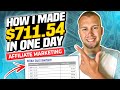 How to Make Money Online w/ ClickBank Affiliate Marketing ($711.54 in ONE Day)