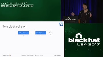 Black Hat USA 2017 How We Created the First SHA 1 Collision and What it Means for Hash Security