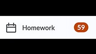 When you have 59 missing assignments...