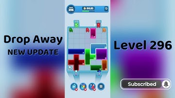 Drop Away Level 296 Walkthrough - NEW UPDATE | Step-by-Step Guide 🧠 | SolutionGuruji