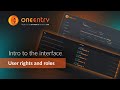 User permissions and roles