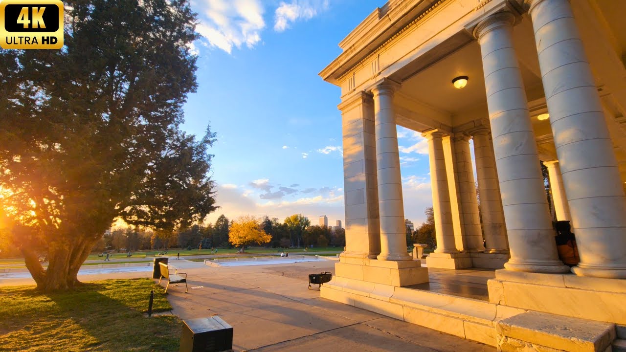 [4K UHD] Walk Through Cheesman Park Denver