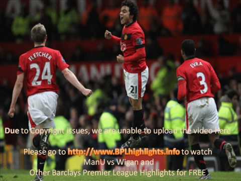 www.BPLHighlights.info Manchester United Vs Wigan Athletic 5-0Highlights 30/12/2009 HD Catch the Latest Highlights of the Barclays Premier League at www.BPLHighlights.info now! I do NOT own the pictures in the video. Credit goes to www.premierleague.com for their great photos! Credits of the Official Theme Song of the Barclays Premier League: Title: My Saturday Self