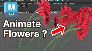 Maya Tutorial: Animate Flowers