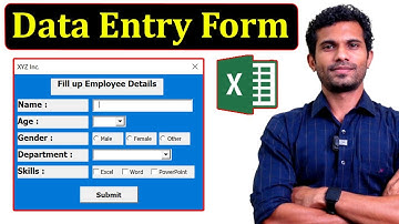 Data Entry Form in Excel | VBA Tutorial