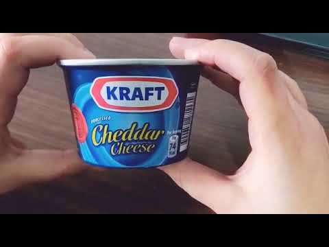 Kraft Processed Cheddar Cheese Product Review - Youtube
