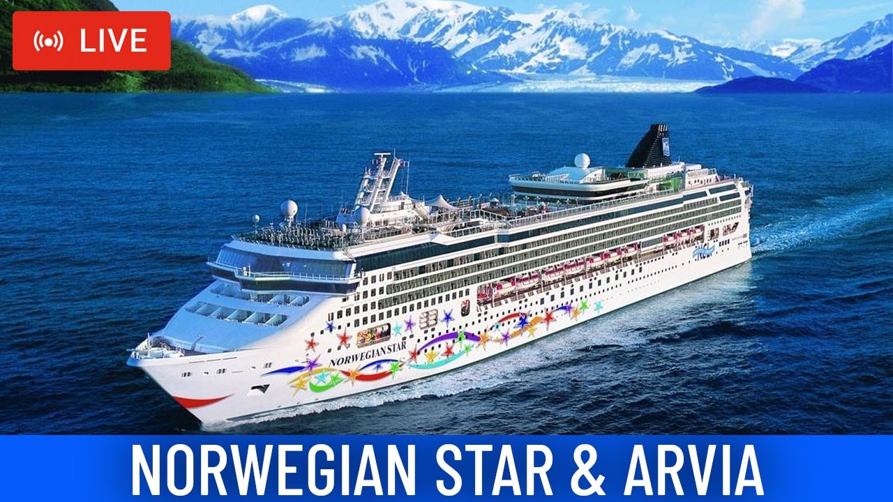 SHIPS TV - Norwegian Star and P&O Arvia Cruise Ships Departing Port of Southampton (LIVE)