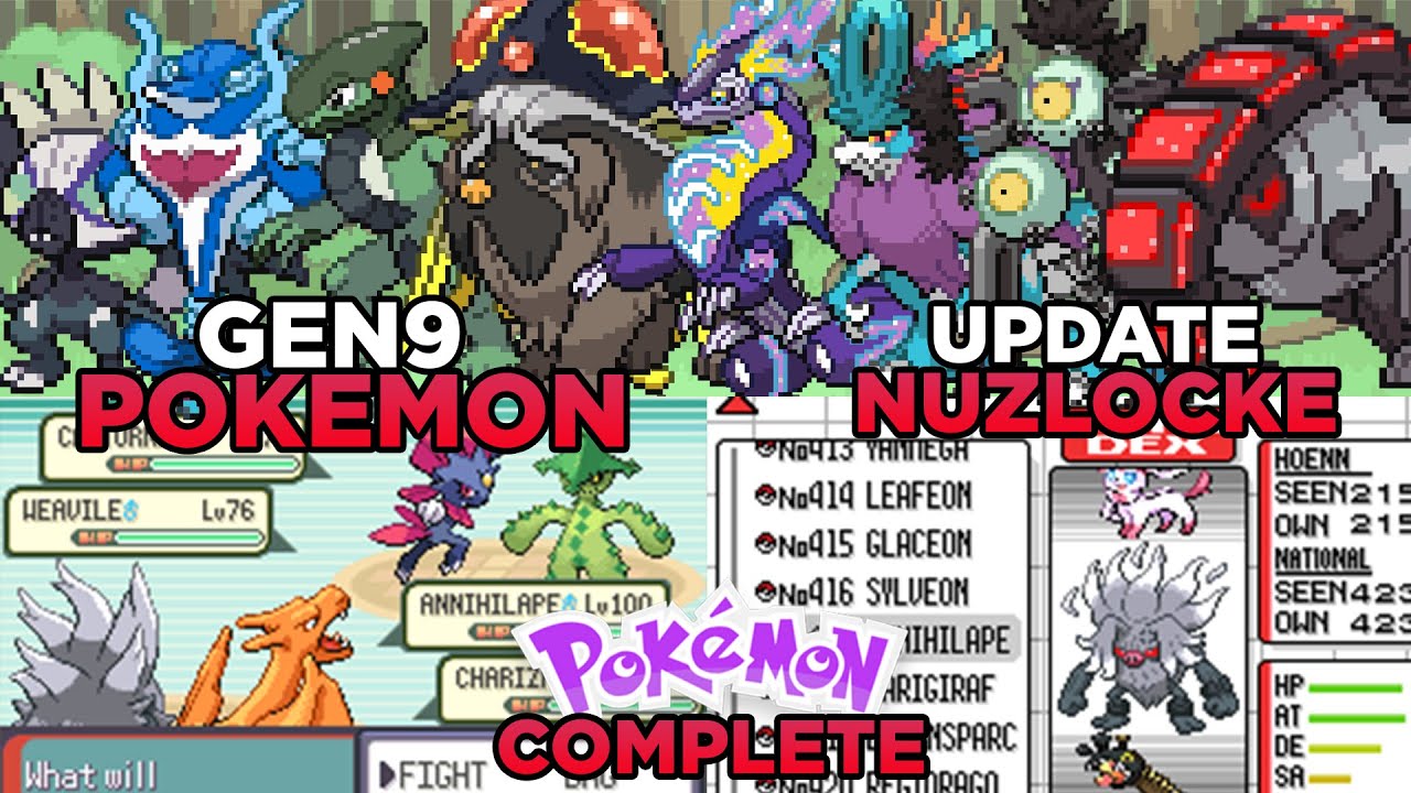 Updated] Pokémon GBA Rom With Nuzlocke Mode, Following Pokemon, Randomizer  Mode Evs & Ivs Checker - BiliBili