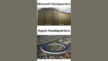 Apple headquarters vs Microsoft headquarters & Linux headquarters #headquaters #apple #microsoft