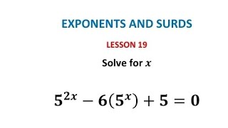 How to solve exponential equations| Grade 12 maths paper 1 #trickymaths