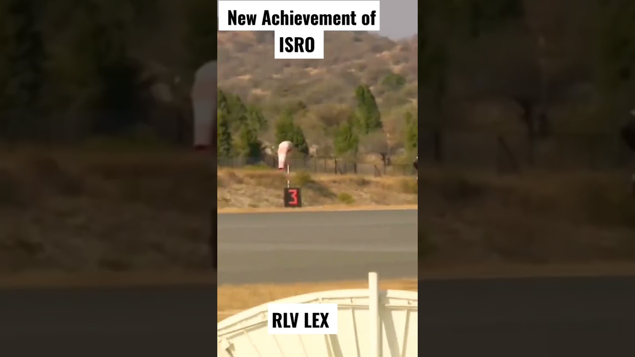 Isro successfully done autonomous testlanding of RLV Reusable launch vehicle LEX. 