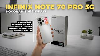 Infinix Note 70 Pro 5G Bocor! Kamera 200MP, Baterai 7000mAh, Snapdragon Baru 🔥 Mid Range Auto Panik!