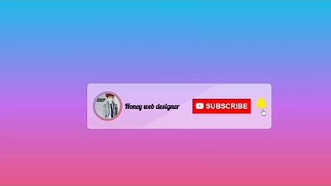 How to make YouTube Subscribe button using html and css | step by step