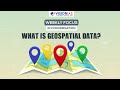 What is geospatial data