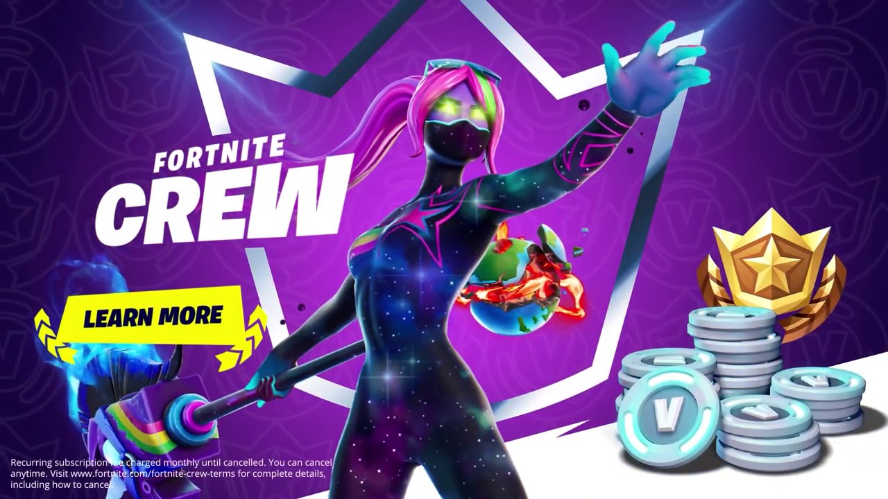 FORTNITE CREW MONTHLY SUBSCRIPTION