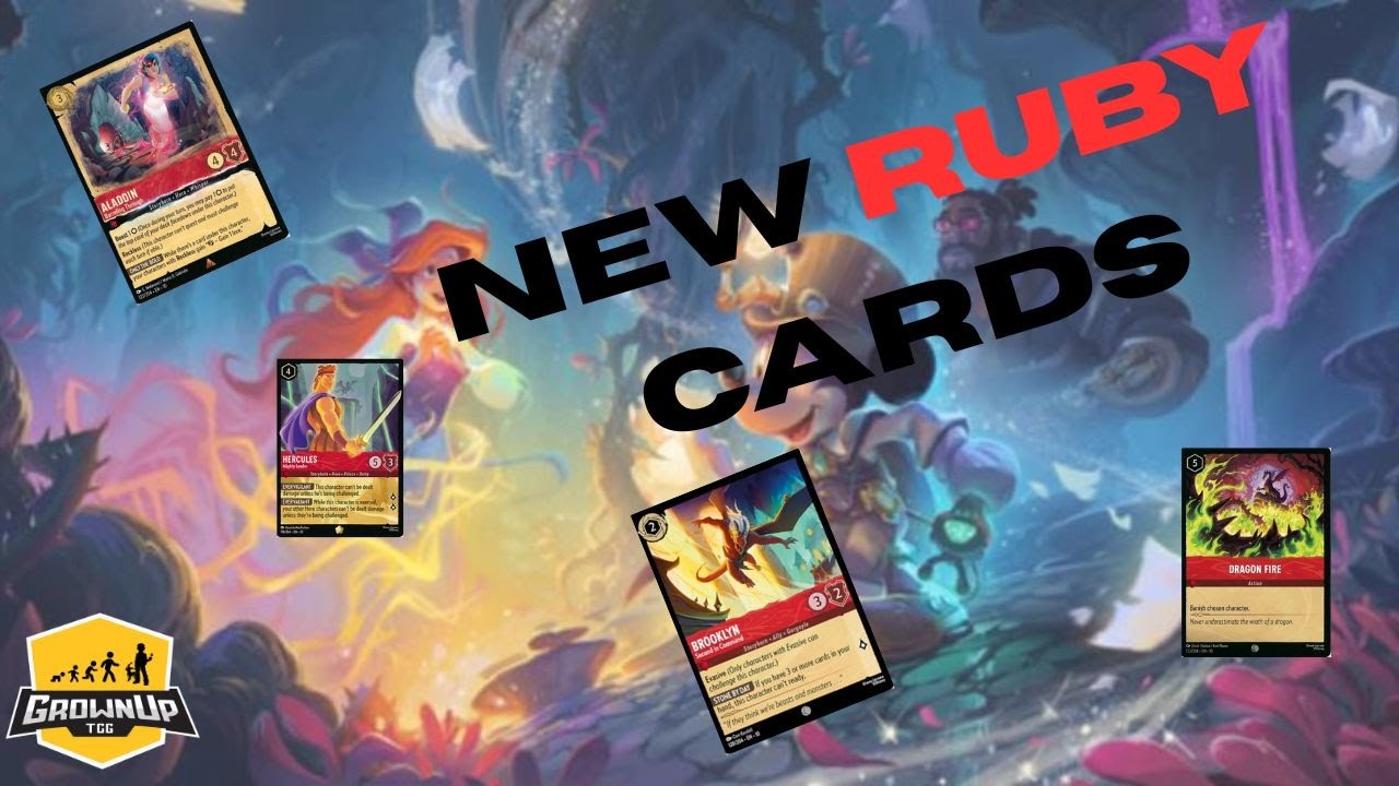 Unveiling The NEW Ruby Cards: Whispers in the Well Set 10! - YouTube