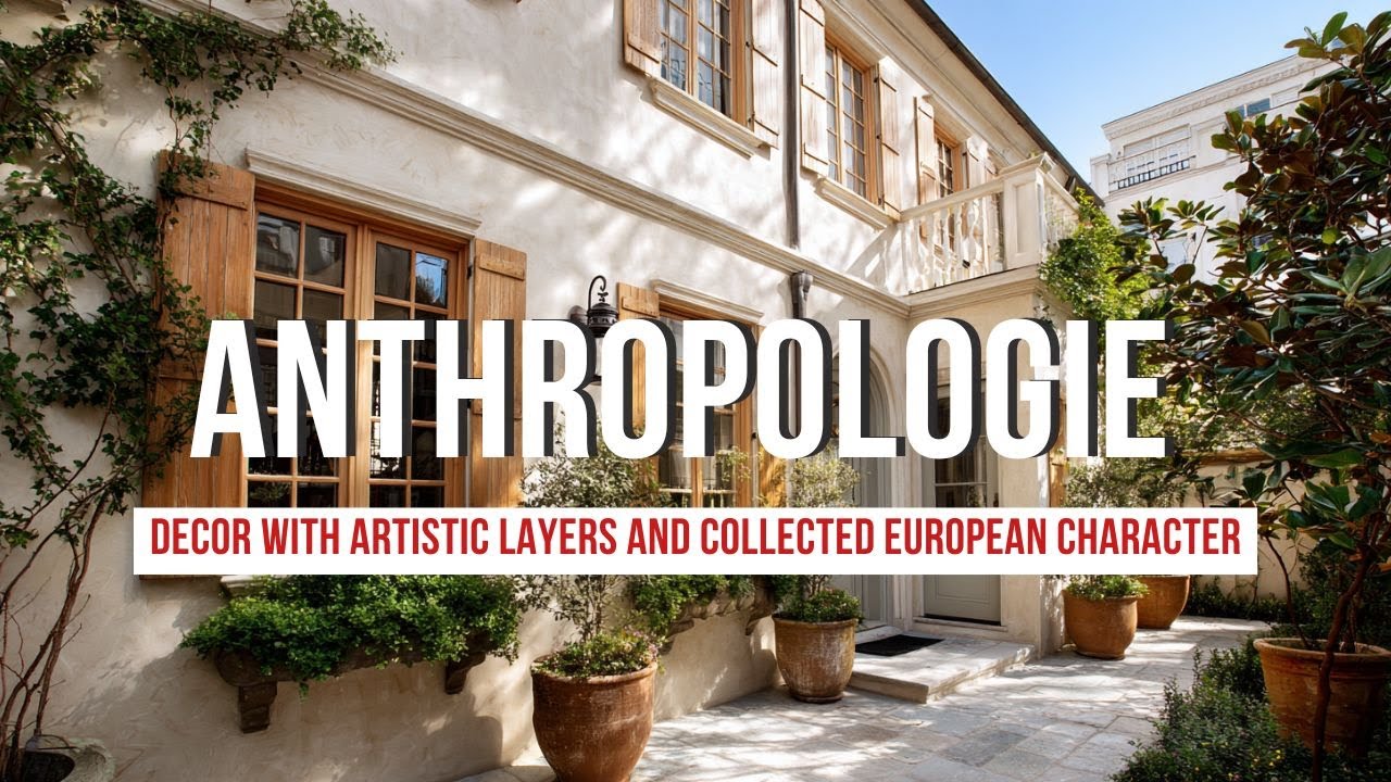 Anthropologie Inspired Decor with Artistic Layers and Collected European Character