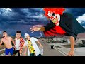 Superheroes Nerf : Giant Killer Clown Monster Attack In Real Life