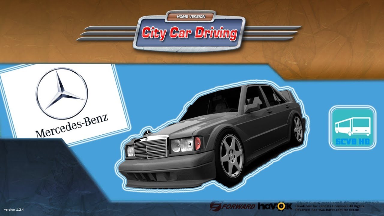 [City Car Driving] Mercedes Benz 190E [G25] - YouTube