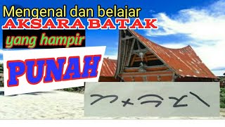 Aksara Batak Toba I Mengenal dan belajar Aksara Batak Toba I Bahasa batak