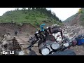 13700 ft to 2400 ft within 12 Mints | Ride in Clouds High Altitude | Moto Vlog pak | Raining Weather