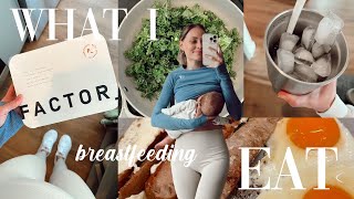 What I Eat In A Day *breastfeeding* | quick, filling meals with a NEWBORN!