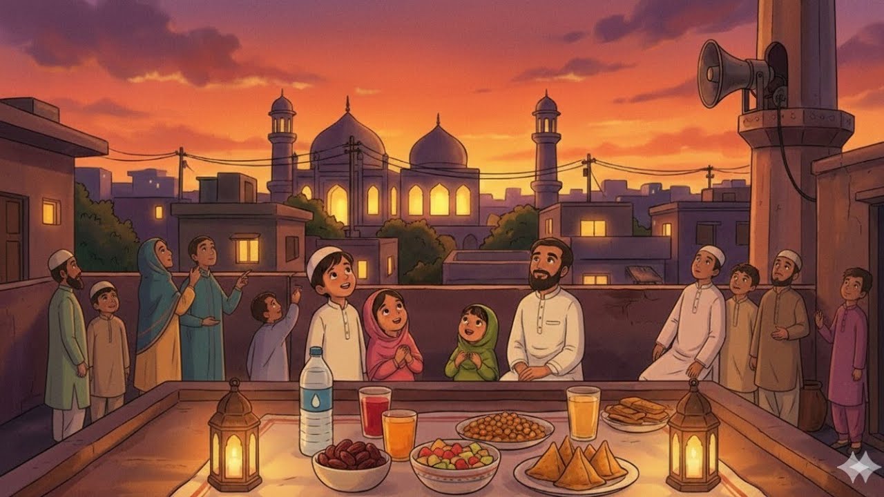 80's and 90's Ramadan | Simplicity of Our Childhood Ramadan | A Ghibli-style AI video | Ramadan M...