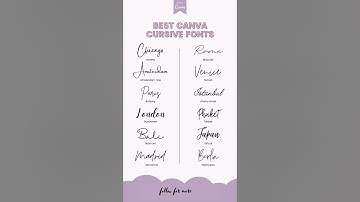 12 Best Canva Cursive Fonts for Scroll-stopping Designs |