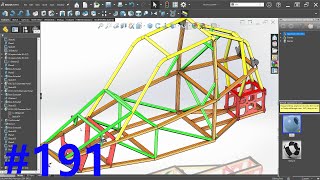 Solidworks Exercise 191 offroad buggy frame