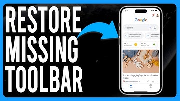 How to Get Google Chrome Toolbar Back (How to Restore the Missing Toolbar on Google Chrome)