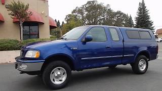 1997 Ford F150 XLT Super Cab 4X4 overview and walk around