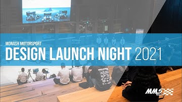 2021 Monash Motorsport Design Launch Night