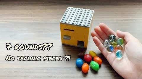 How to build a mini Lego candy machine *7 rounds & no technic pieces*