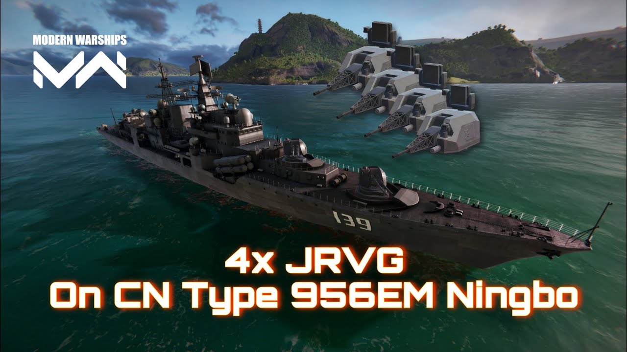 4x JRVG Cn Type 956EM Ningbo Too Dangerous #modernwarships #mwcreator #gaming 