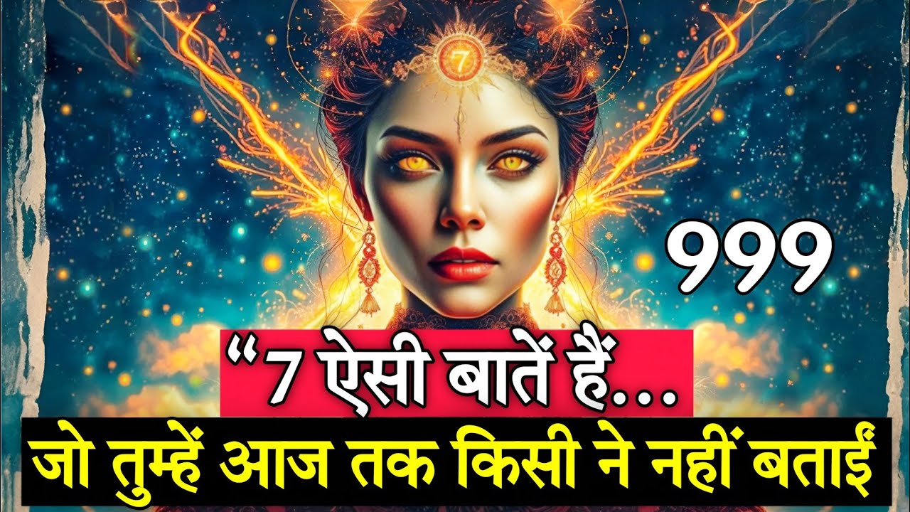 ✅️CHOSENONE 7 ऐसी बातें 👁️ | जो तुम्हें आज तक नहीं पता थीं (Universal Message)