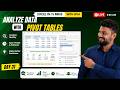 📊 Analyze Data with Pivot Tables (Tamil) | Excel in 15 Mins with Siva | Day 31