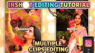 Multiple clips video editing tutorial | #easyedit  #inshot #trending #editingtips #editingtutorial 