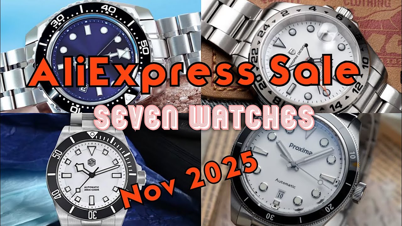 Распродажа часов AliExpress, которые я рекомендую — ноябрь 2025 г.
