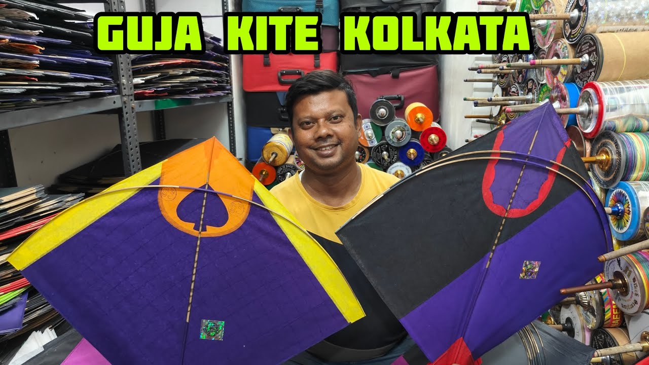 Guja kite kolkata tournament quality manjha and kite available