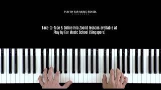 Random improvisation using C Lydian scale over chord progression C & Em
