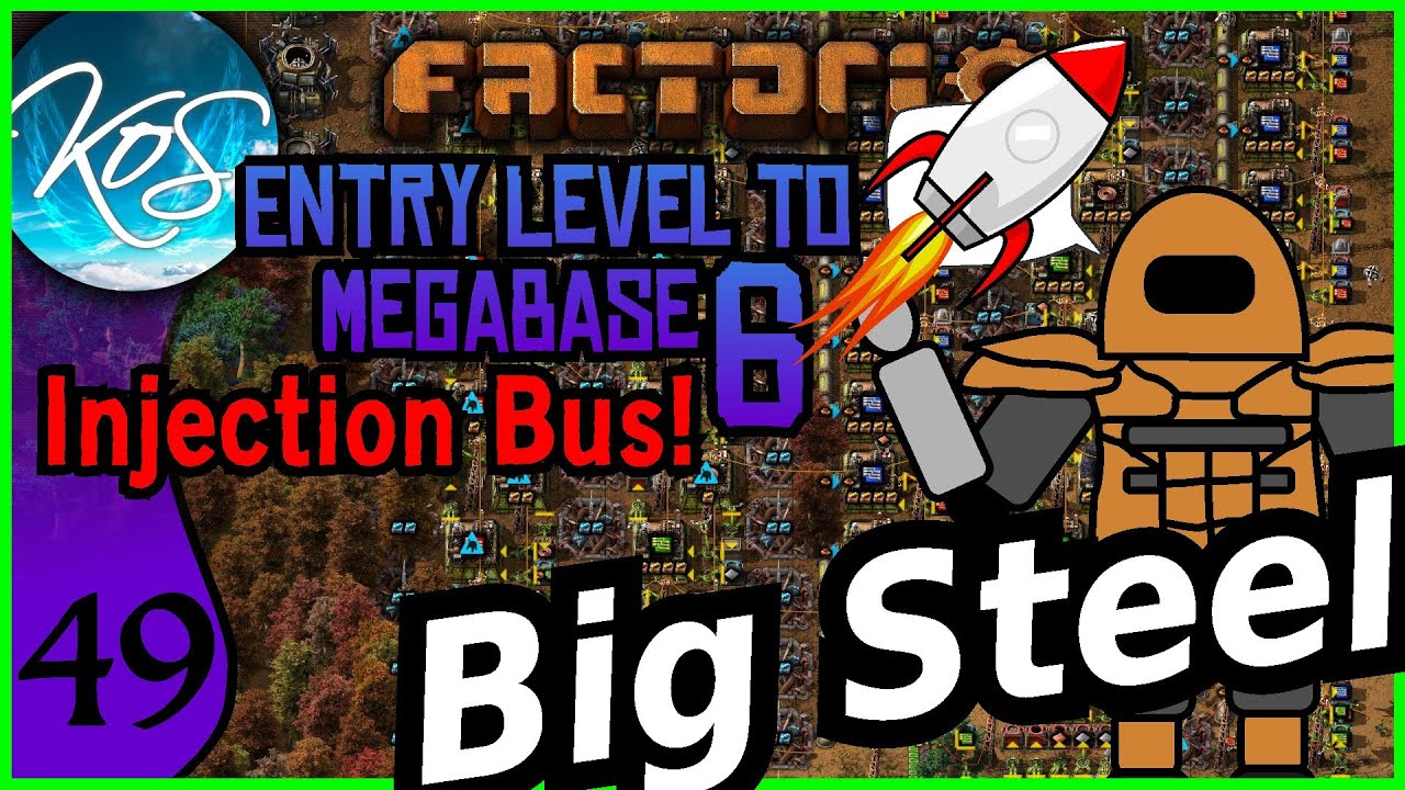 Factorio - Entry Level to Megabase 6: Injection Bus 49 - MORE BUS ...