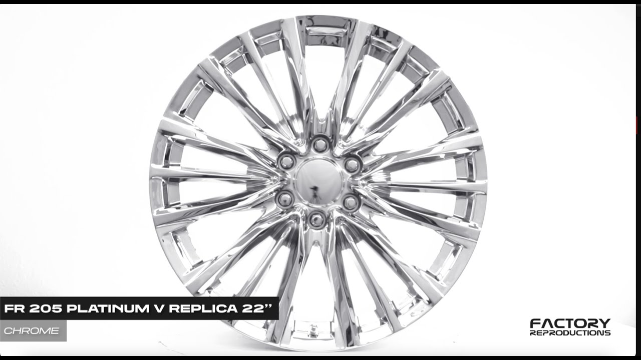 Fr205 Rims FR 205 – PLATINUM V REPLICA | Chrome - YouTube
